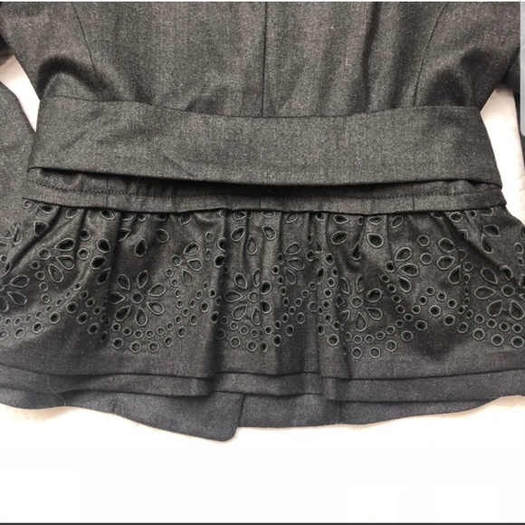 Rebecca Taylor Wool Peplum Blazer - Picture 5 of 8